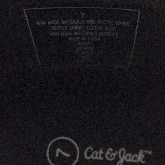 Cat & Jack Black Boots with Stars. Clean inside & Out. Rain, Outdoor, Winter. - Picture 4 of 5